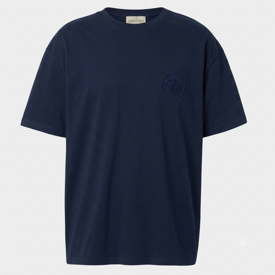 Camiseta Oversize Águila Azul